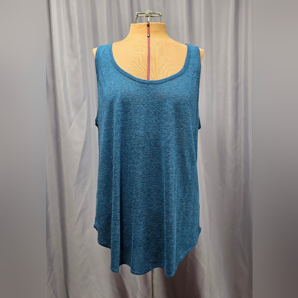 Women's Old Navy Relaxed Fit Blue Sleeveless Top